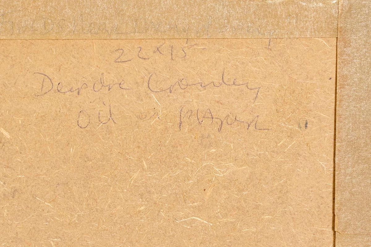 Artwork by Deirdre Crowley, Inchydoney (2001), Made of oil on paper laid on board