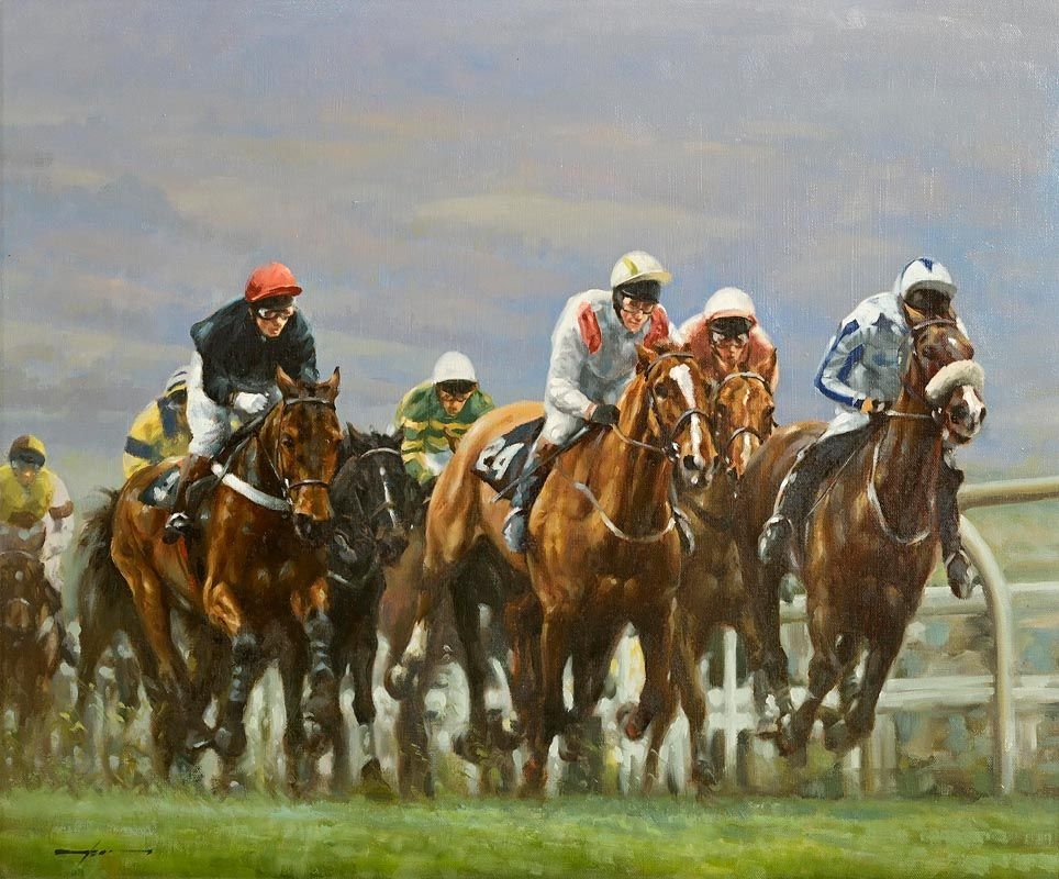 Graham Ison | National Hunt Chase, Cheltenham (1991) (1991) | MutualArt