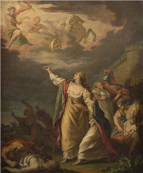 Diane et Apollon perçant de leurs flèches les enfants de Niobé - Jean Bonvoisin