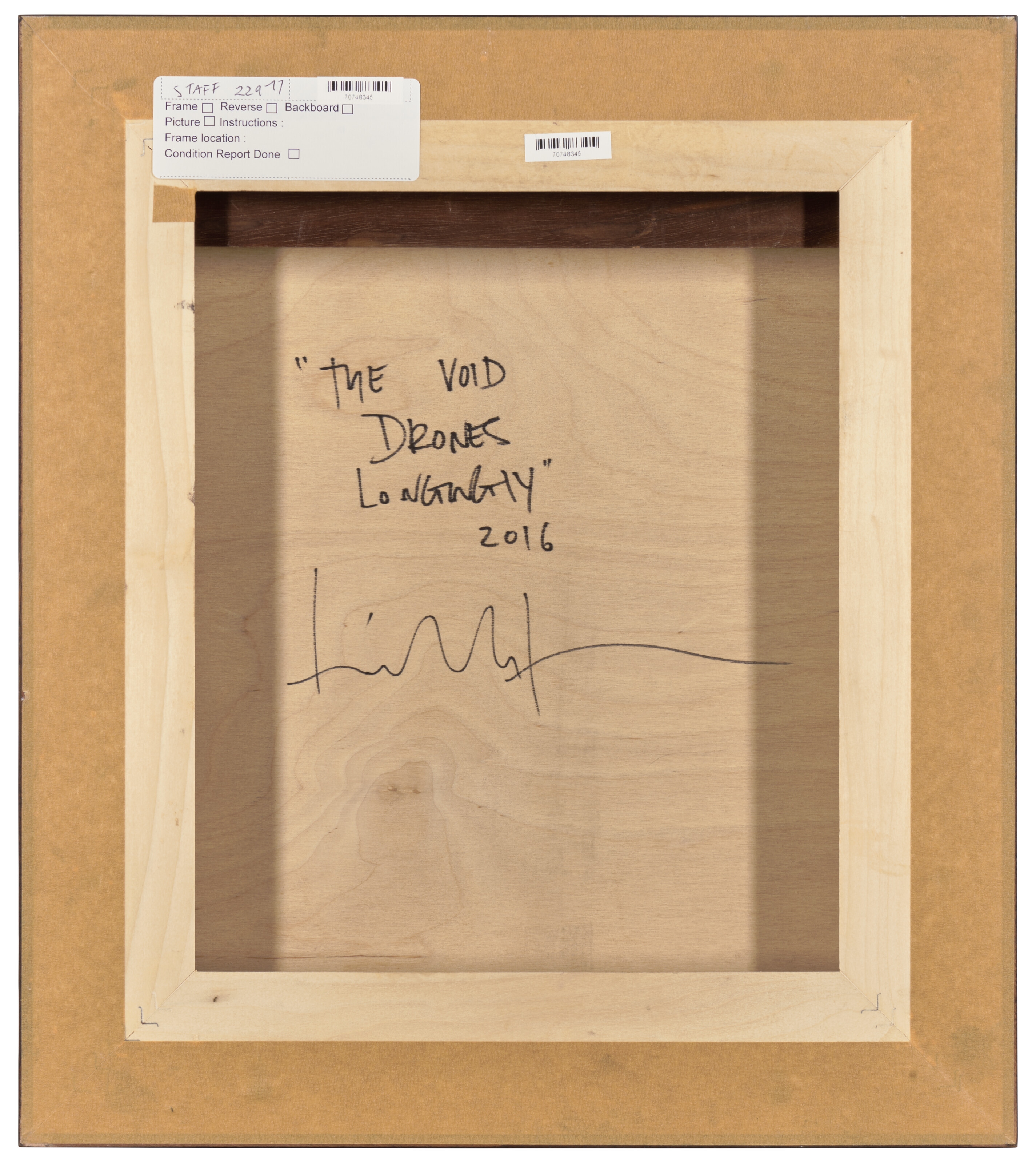 Timothy Hon Hung Lee | The Void Drones Longingly, 2016 (2016) | MutualArt
