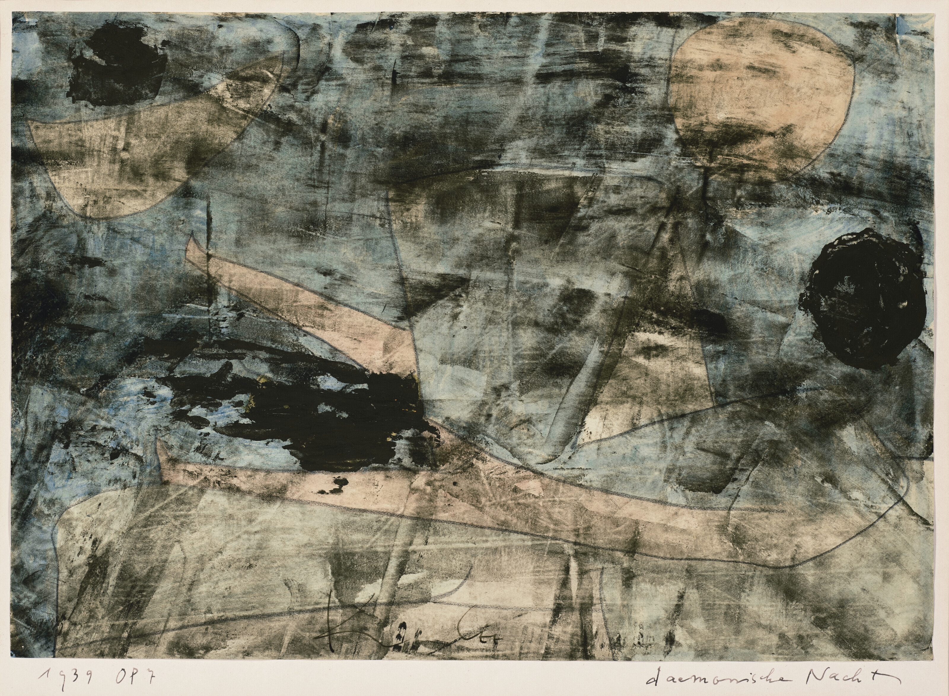 Dämonische Nacht by Paul Klee, 1939