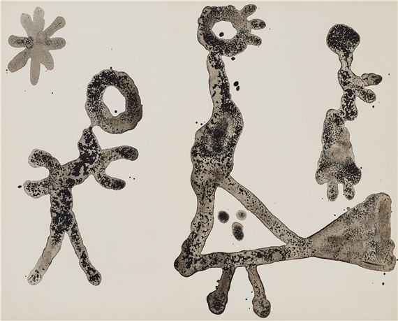 Joan Miró | Trois personnages (1949) | MutualArt