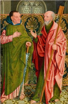 Simon the Zealot and Saint James the Lesser - Master of the Holy Kinship