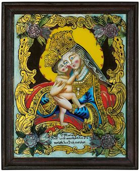 Votive image of the Miraculous Virgin of Amberg Karl Joseph Ruff the Elder (1815 - 1896) - Karl Joseph Ruff the Elder