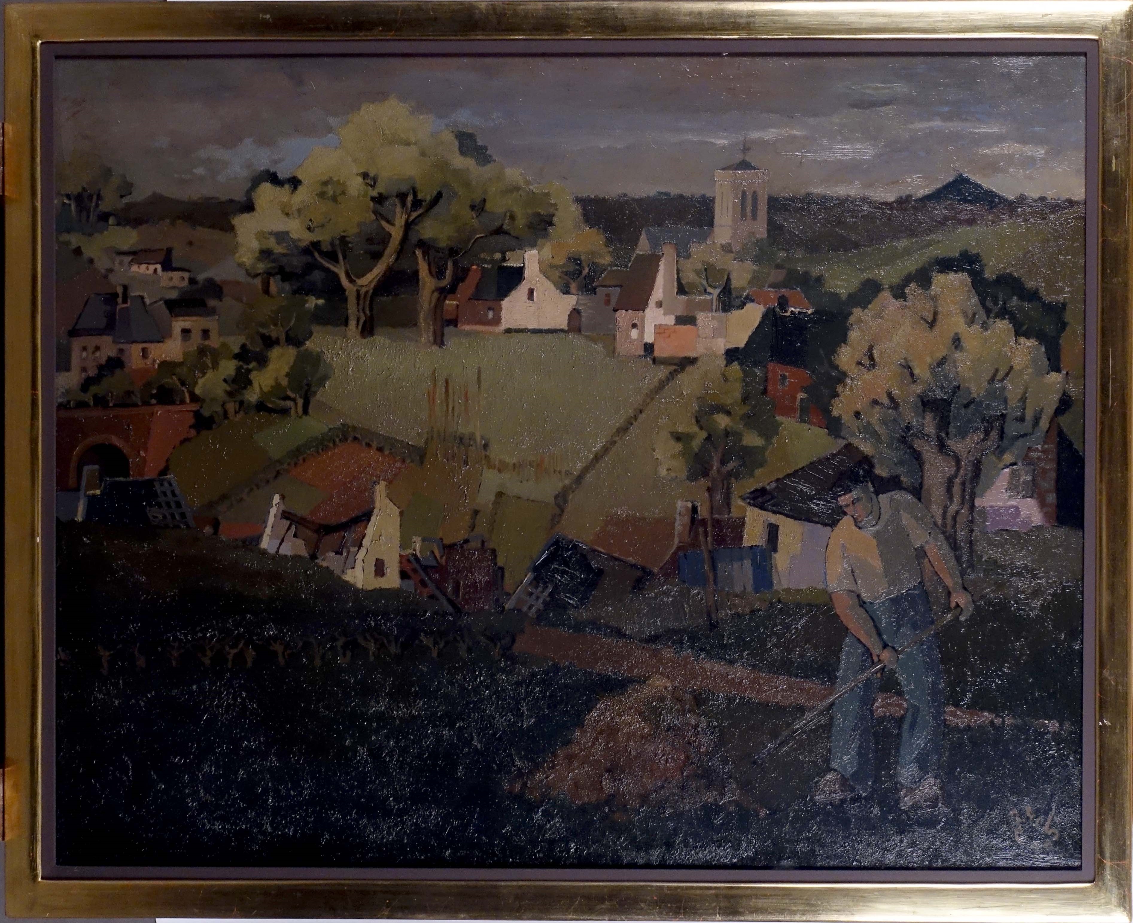 Jean Rets | Paysan aux champs. | MutualArt