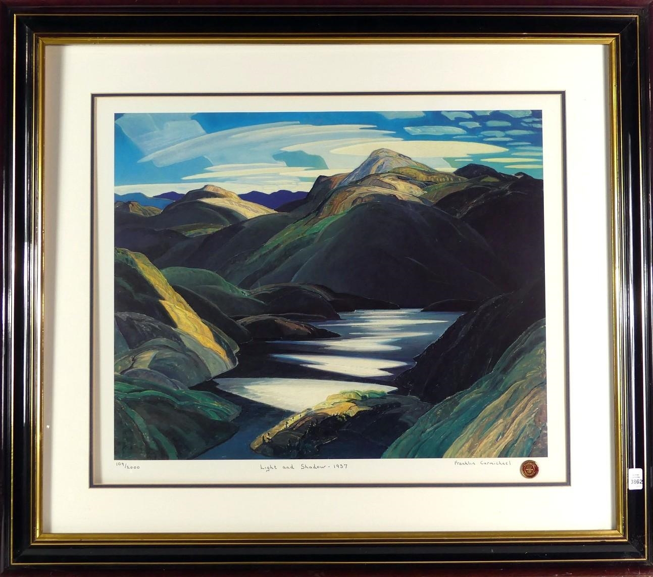 Franklin Carmichael Pair limited edition prints after Franklin