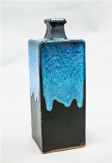 Len Castle | Len Castle - Large square bottle vase | MutualArt
