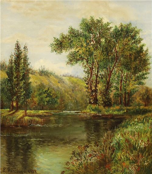 Near Ware, Hertfordshire by Ernest J. Hutchins