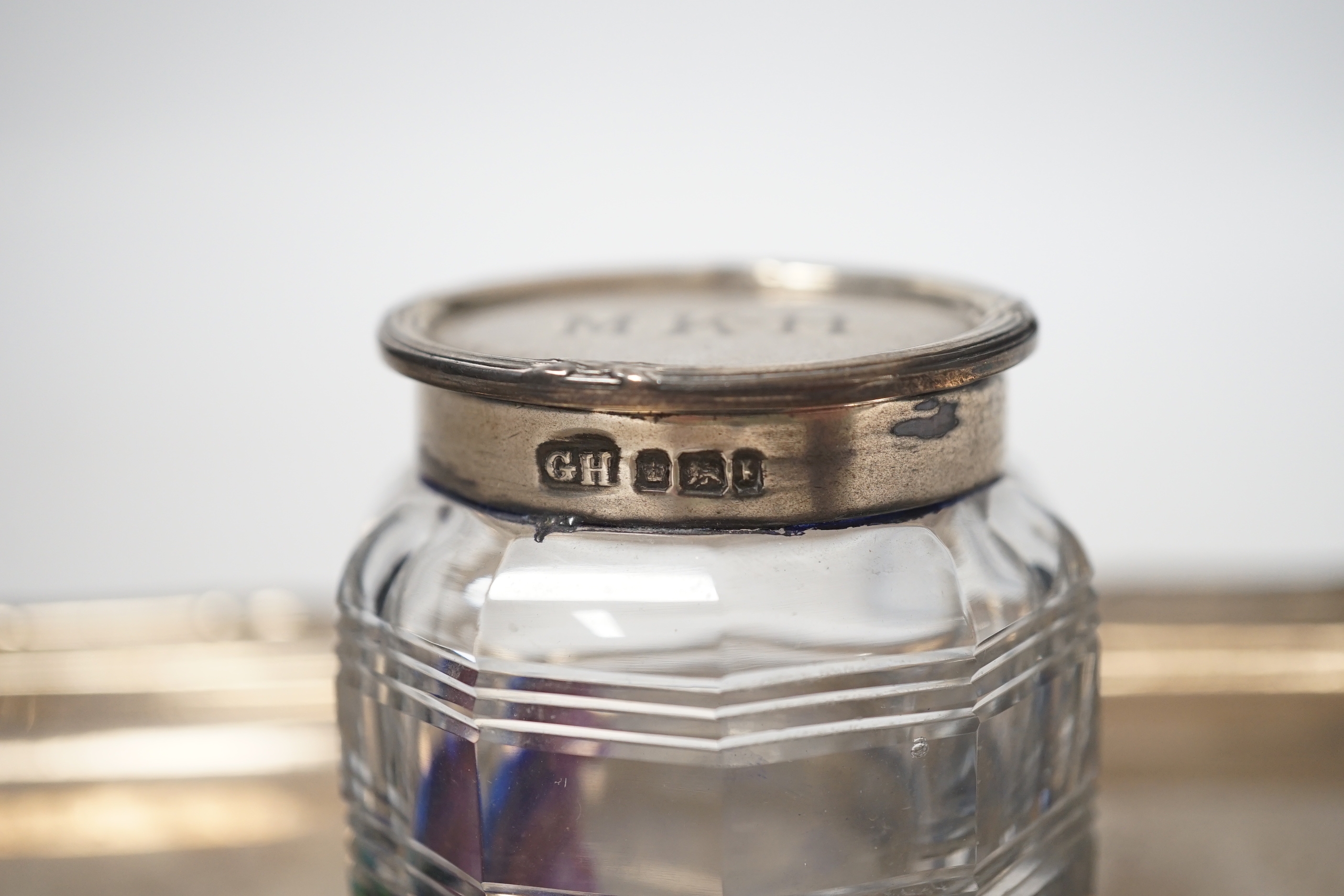 George Howson | An Edwardian silver rectangular inkstand | MutualArt