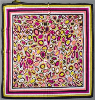 Emilio Pucci Abstract Print Pocket Sq (SOLD)