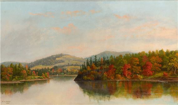 R.A. Savage | Lake George (1881) | MutualArt