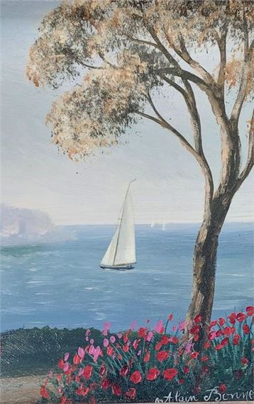Alain Bonnec | Le bord de mer Huile | MutualArt