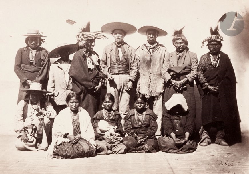 Kickapoo Indians. Mexico, c. 1865-1867. - François Aubert