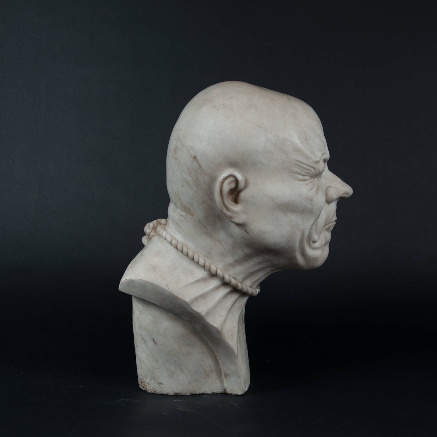 Artwork by Franz Xaver Messerschmidt, Character head, Made of Marble