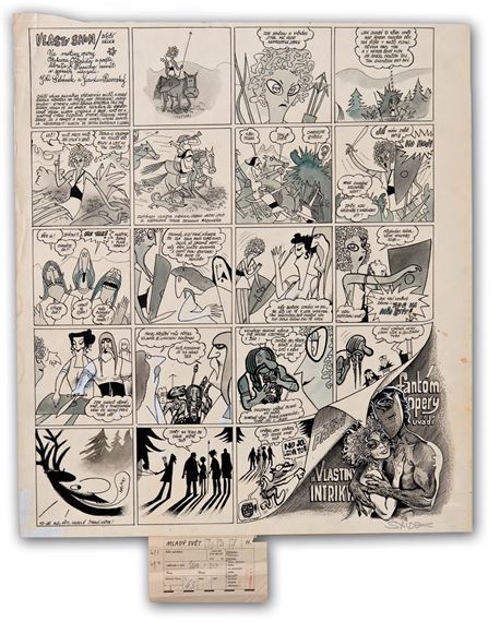 Fantóm opery - Dívčí válka - Vlasty skon by Kaja Saudek, 1973