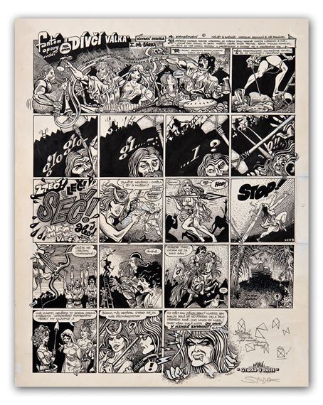 Fantóm opery - Dívčí válka, Šárka - Krvavá svatba by Kaja Saudek, 1973