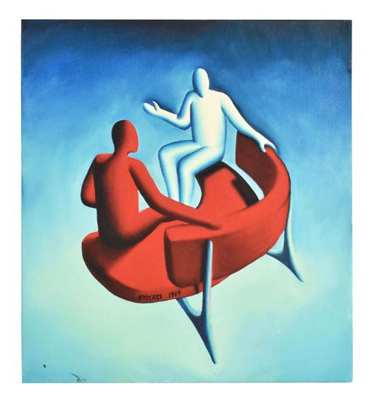 MARK KOSTABI アート作品「TALK TO THE DEVIL」 I talk to the devil too – KA'S SURF ART