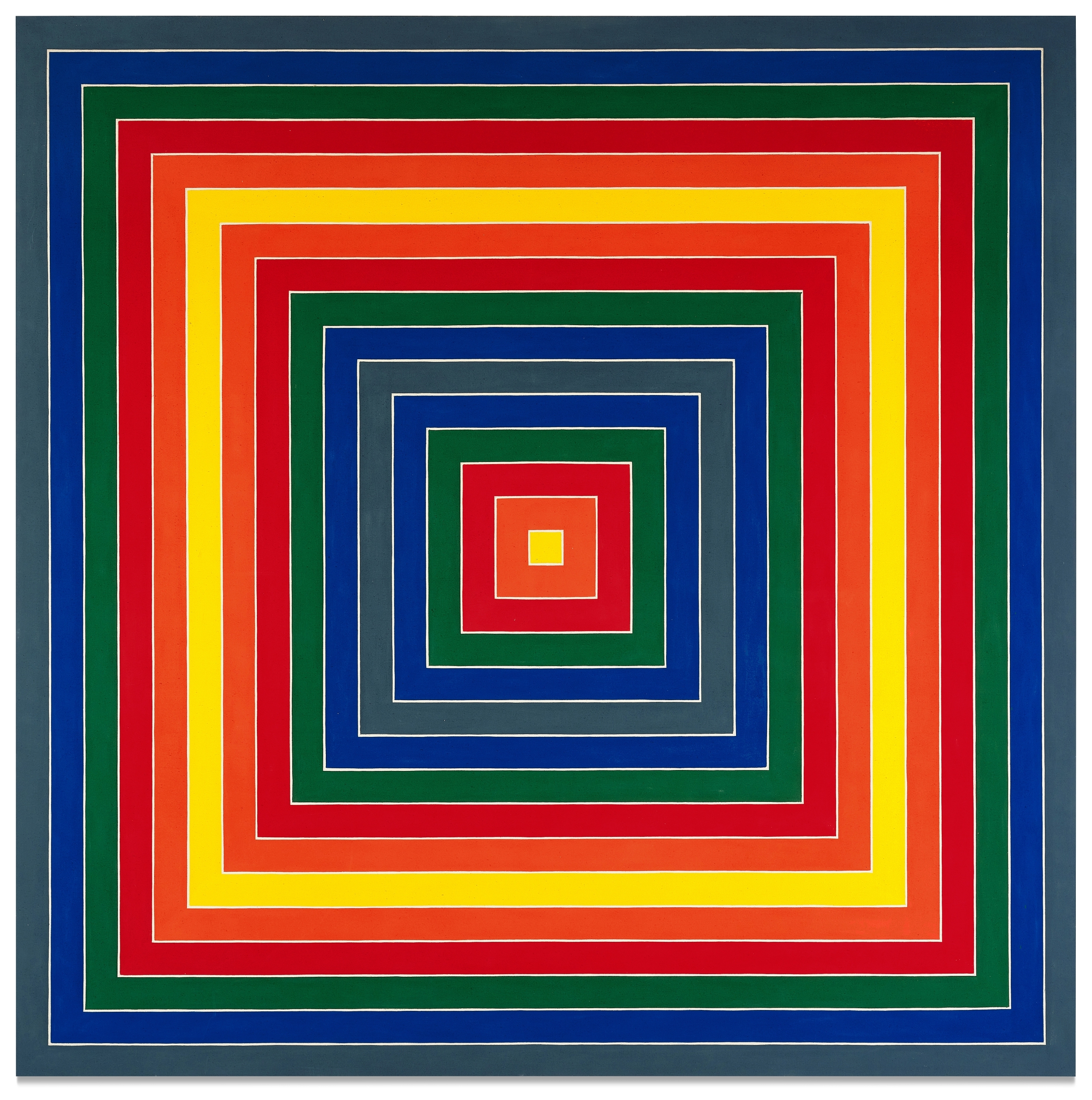 Artwork by Frank Stella, Honduras Lottery Co., Made of alkyd on canvas