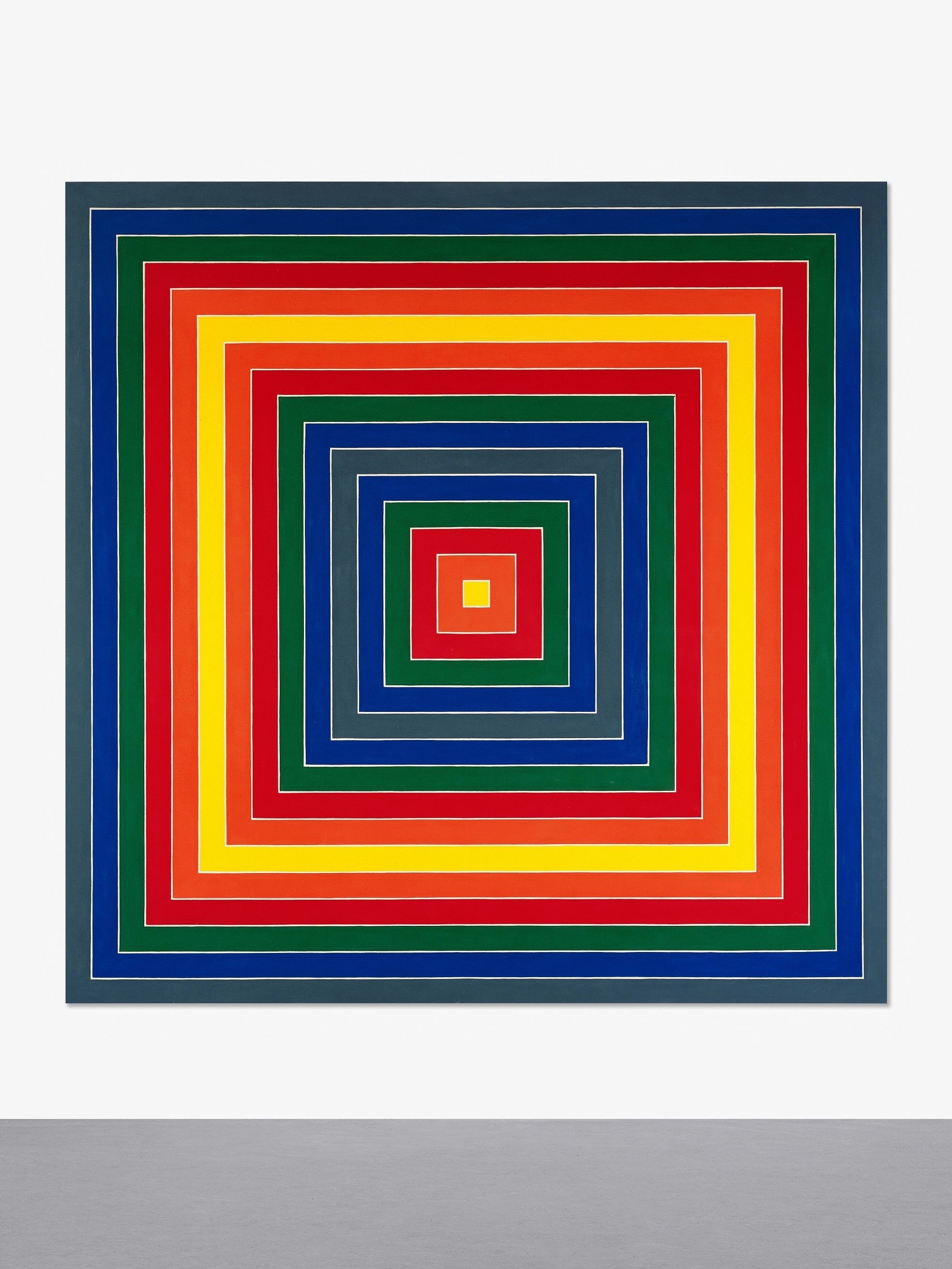 Artwork by Frank Stella, Honduras Lottery Co., Made of alkyd on canvas