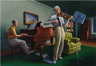 Evening Concert - Thomas Hart Benton‏