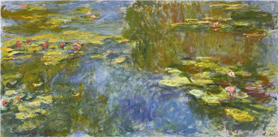 Le bassin aux nymphéas by Claude Monet