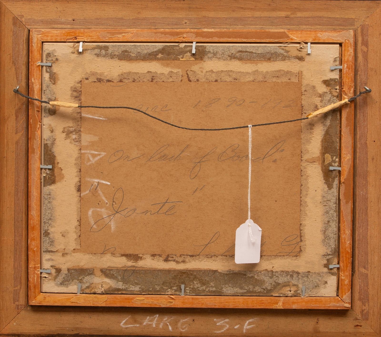 Artwork by Charles Wellington Boyle, Bayou Lafitte, La., Made of oil on board