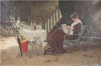 Study of a woman - Antoine Louis‏ Perret