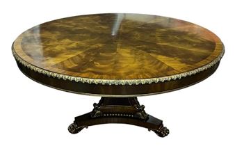 MAITLAND-SMITH FLAME MAHOGANY DINING TABLE - Maitland-Smith