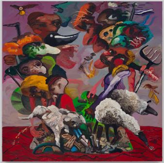 Dana Schutz: Jupiter's Lottery - David Zwirner, New York (525 W 19th Street)