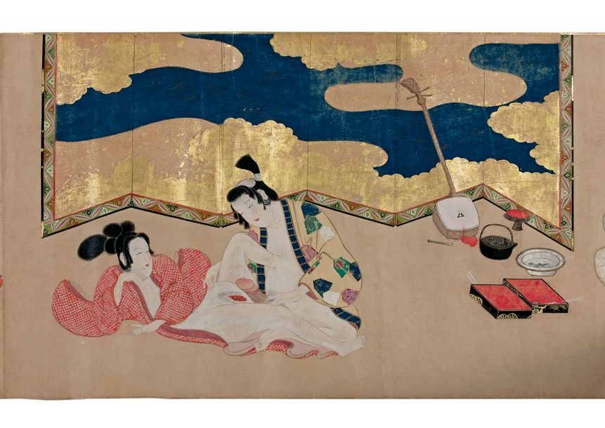 Japanese School, 17th Century JAPAN Edo period (16031868), 17th century Ink, colors and