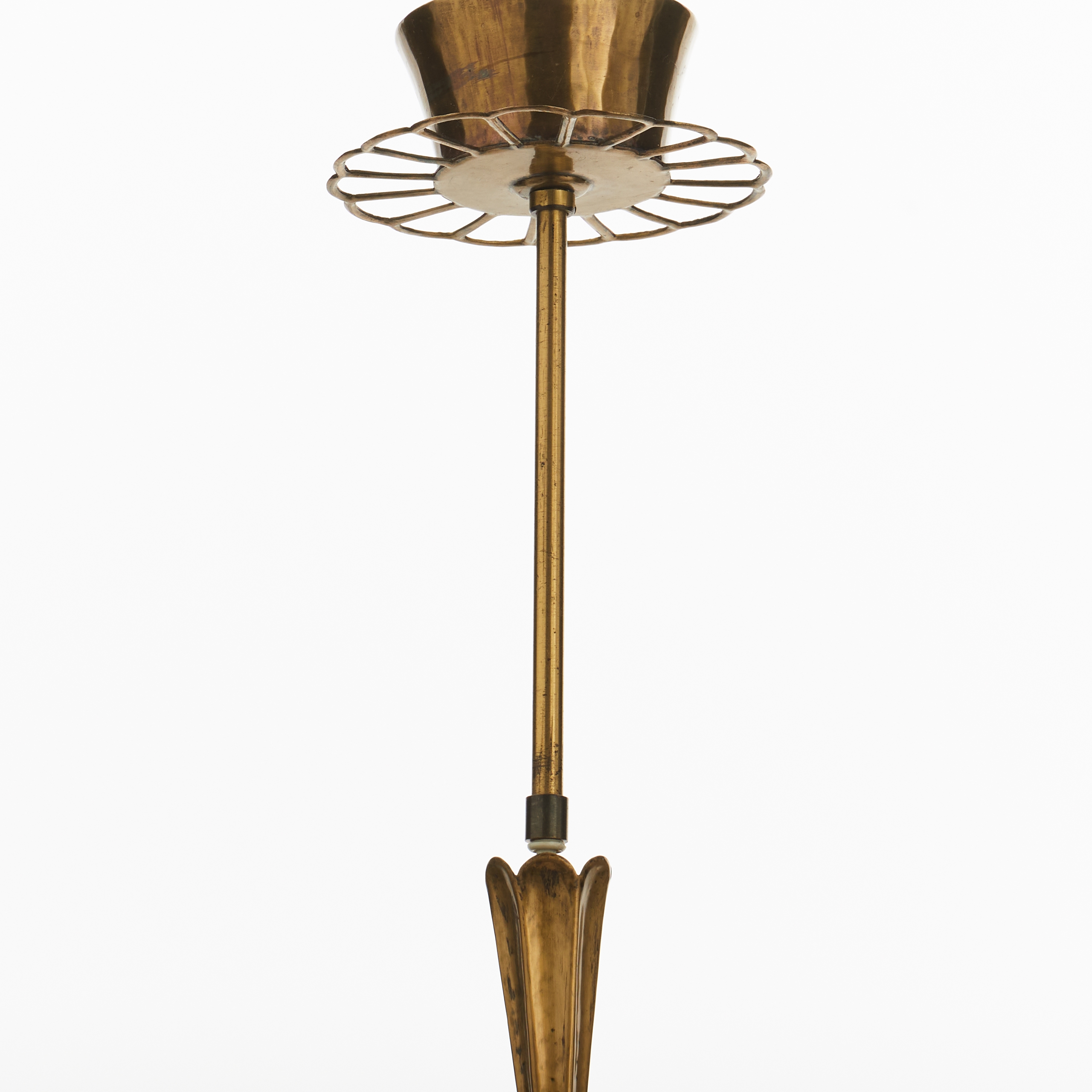 Artwork by Swedish Grace, Taklampa, Made of brass and gilded metal