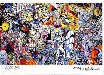 Gudmundur Gudmundsson | Gudmundur ERRO (born 1932) Silver Surfer