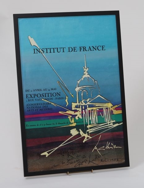 Georges Mathieu | Georges Mathieu (1921-2012) Poster for the exhibition ...