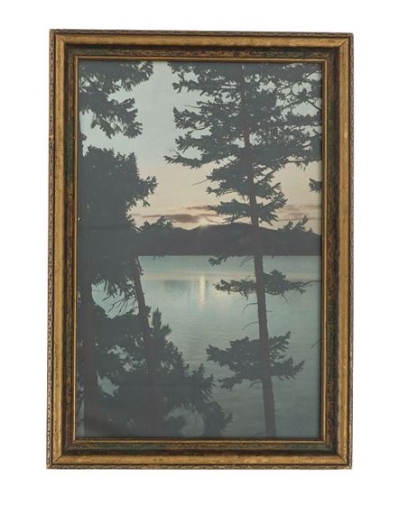 Sunset Whitefish Lake by Ray Elmer Marble, 1883