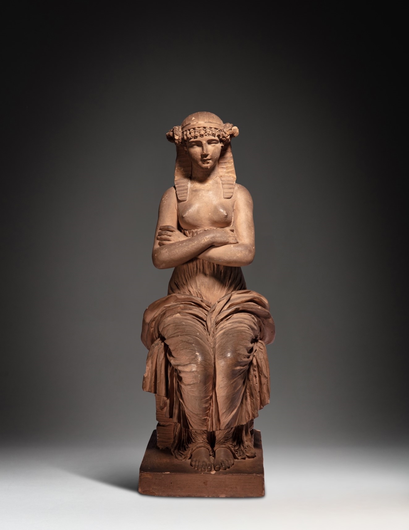Seated Egyptian by Claude Michel Clodion, circa 1772-1780