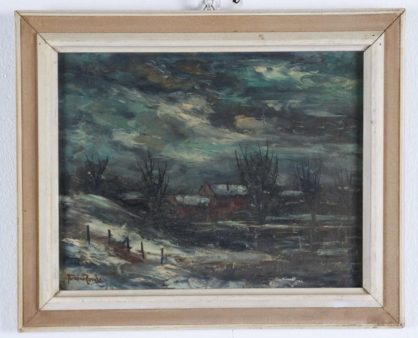 Artwork by Frans Ronda, Wintertje, Made of board