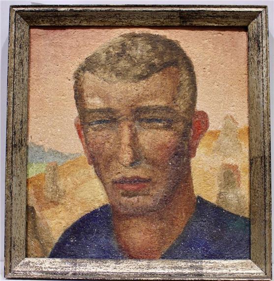 Kop van een boer by Jan Gregoire