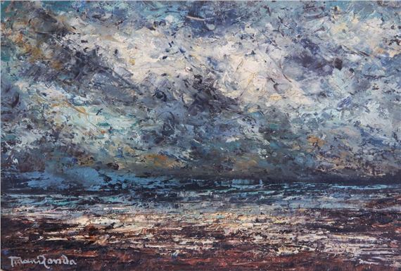 Landschap by Frans Ronda