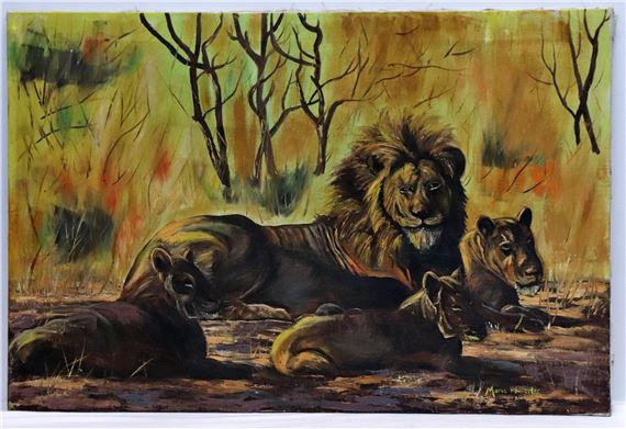 LION FAMILY by Marie Rheeder