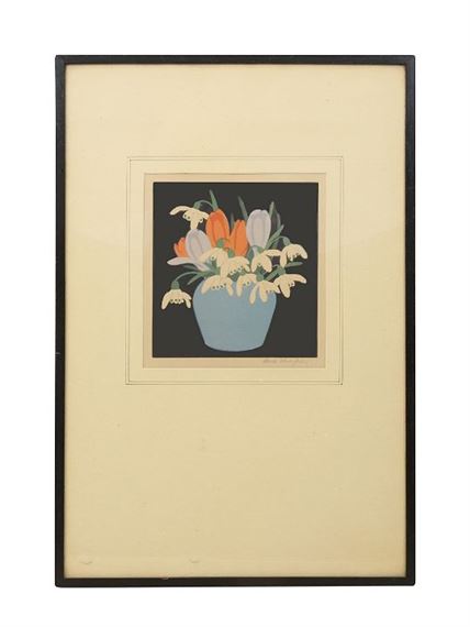 John Hall Thorpe 1922 Woodcut Print – The Open Gate, Archival Art Reproduction 2 thumbnail image