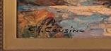 Charles-Louis-Auguste‏ Cousin signature on Oil on canvas, Circa 1950.