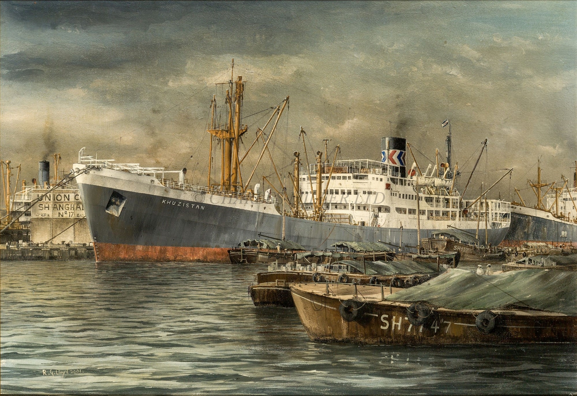 Robert G. Lloyd | The British India S.N. Co. cargo ship 'Chindwara 