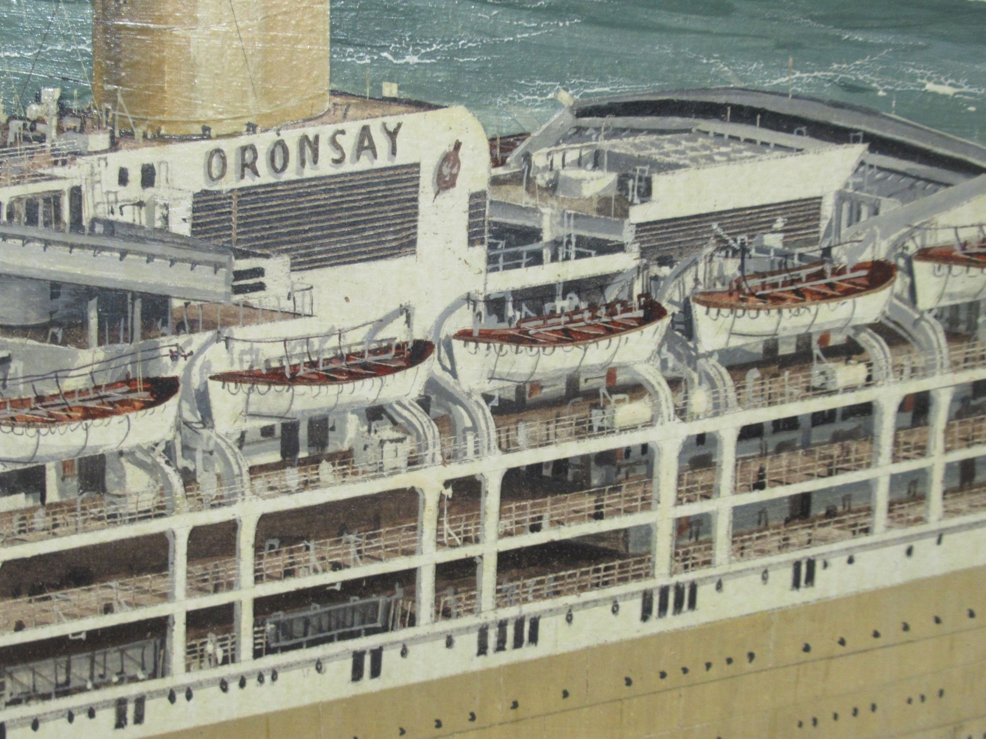 Robert G. Lloyd | δ OIL PAINTING BY R G LLOYD OF THE SS ORONSAY (Circa ...