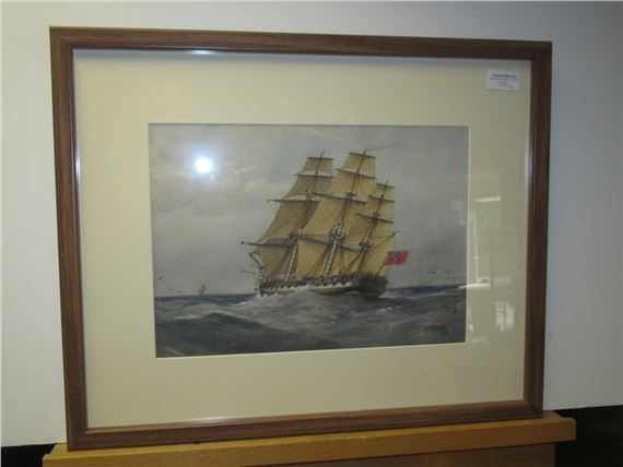 William Frederick Mitchell | - A 42-GUN FRIGATE; A 38-GUN FRIGATE (1890 ...