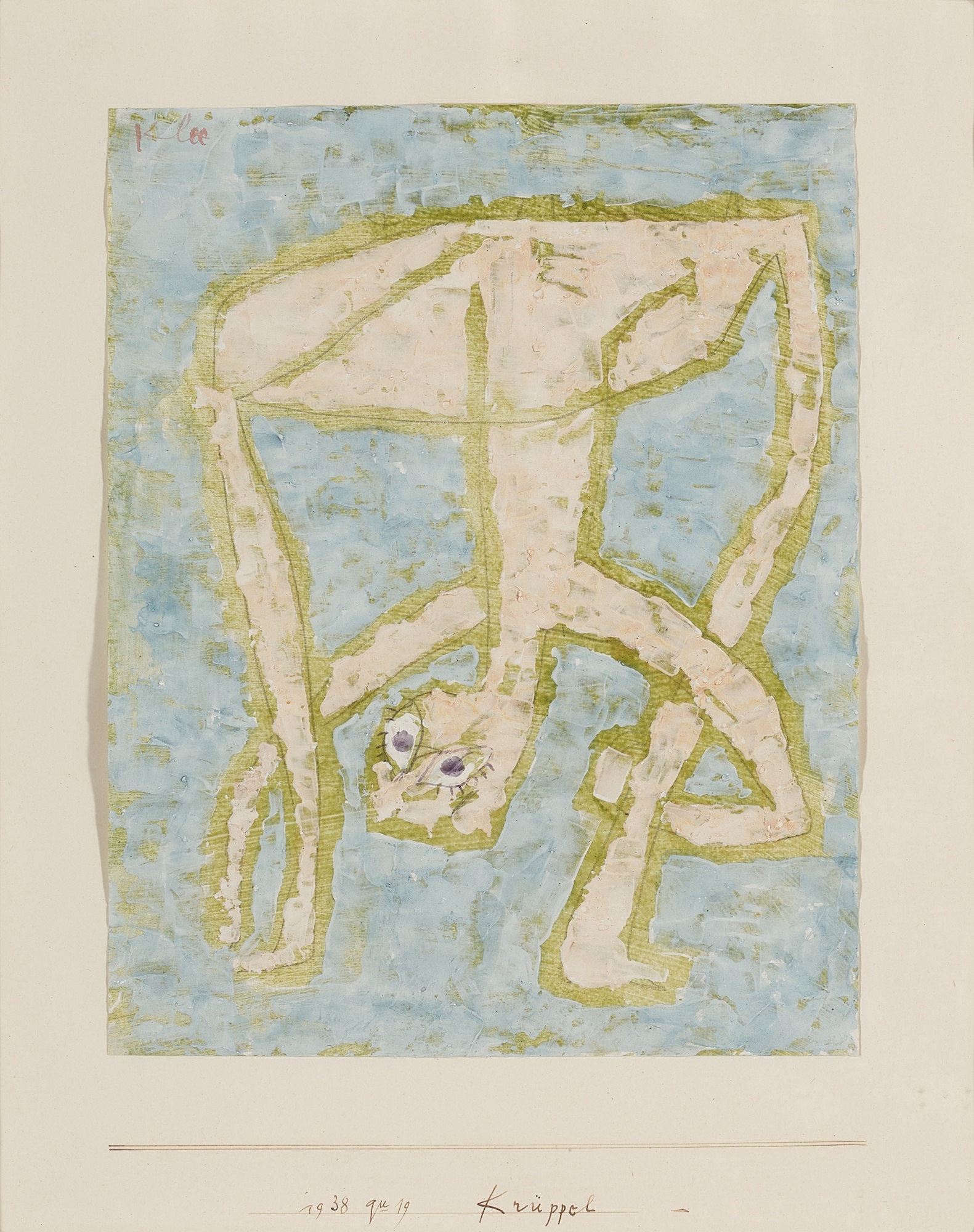 Krüppel (Cripple) by Paul Klee, 1938