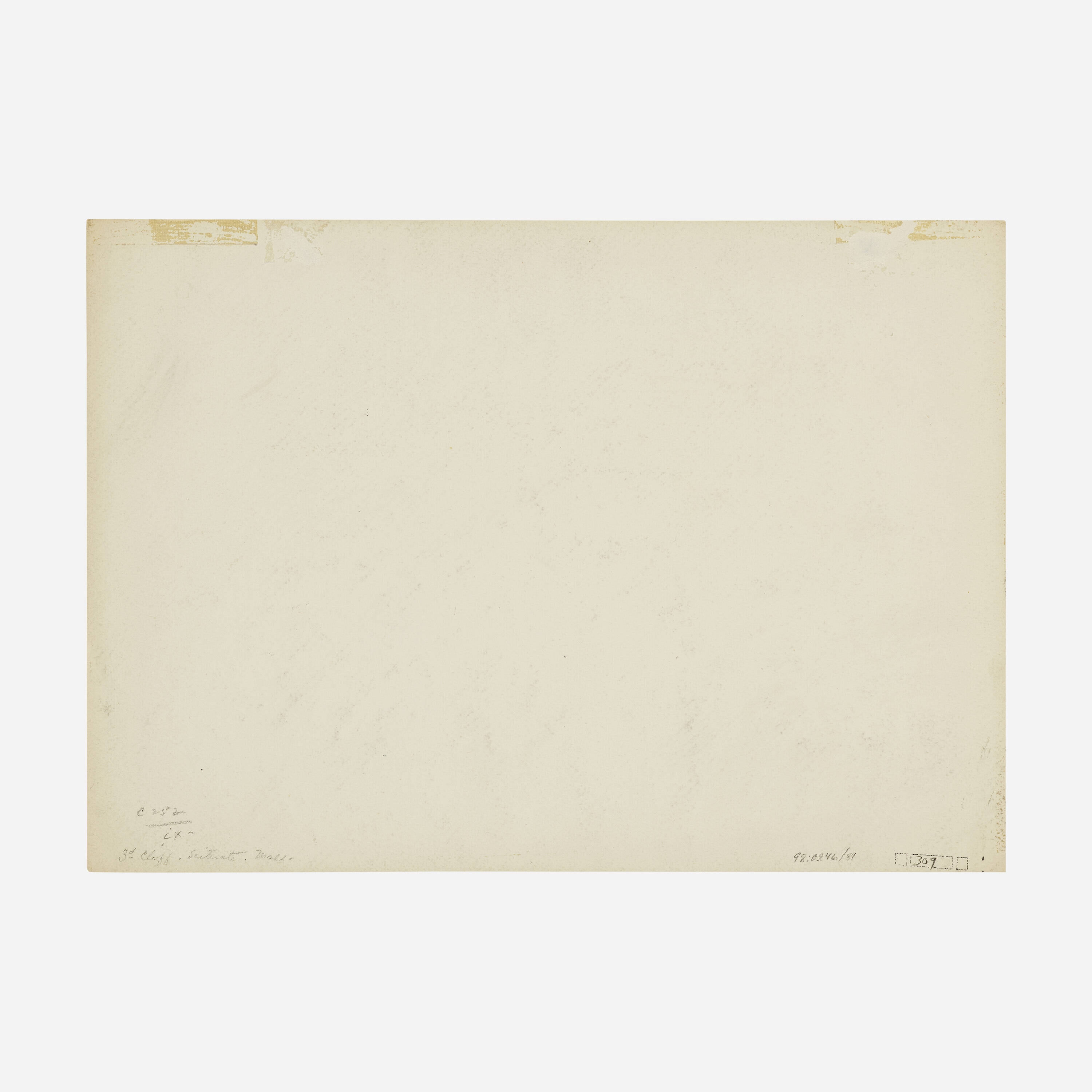 Artwork by Sears Gallagher, Cliffs, Made of watercolor on paper