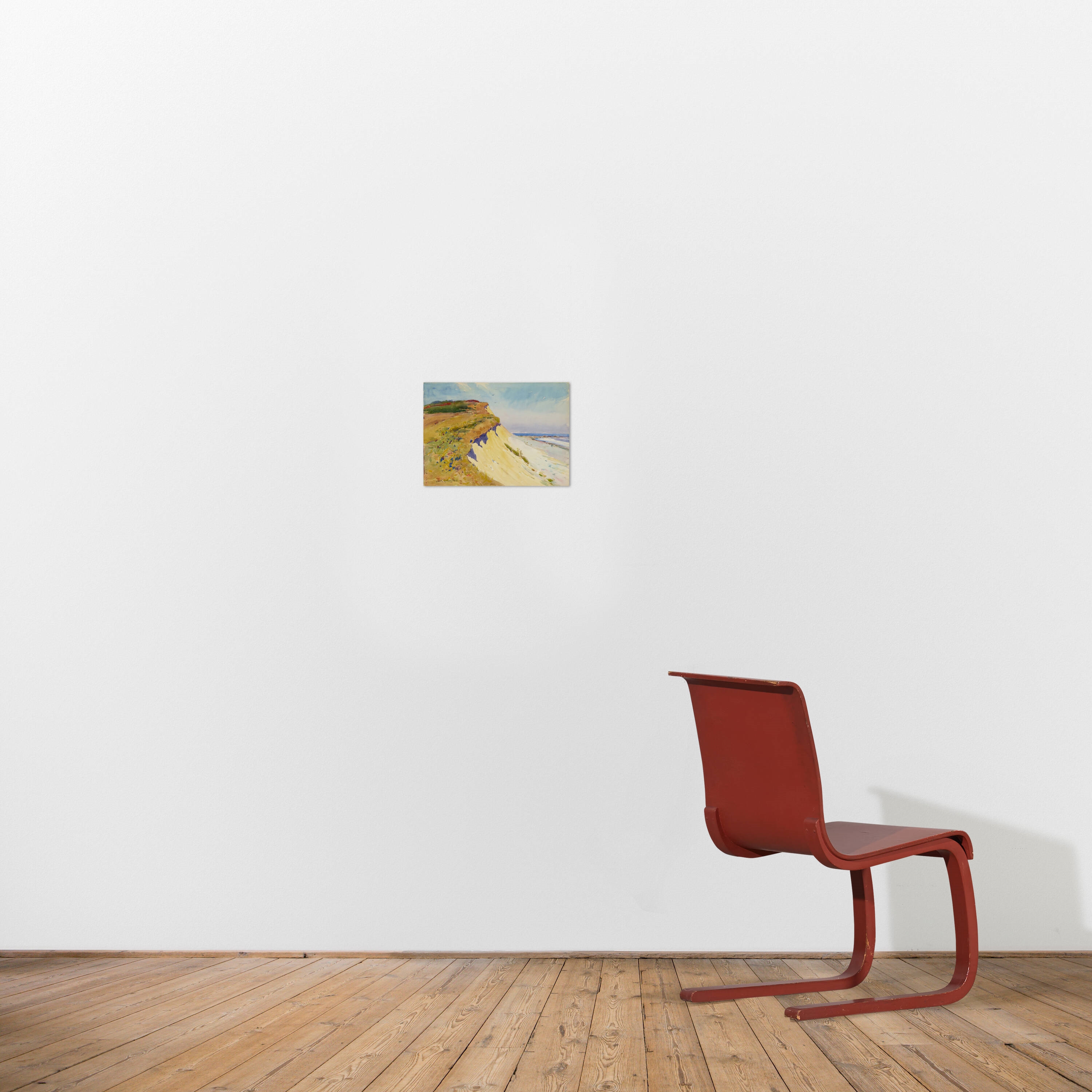 Artwork by Sears Gallagher, Cliffs, Made of watercolor on paper