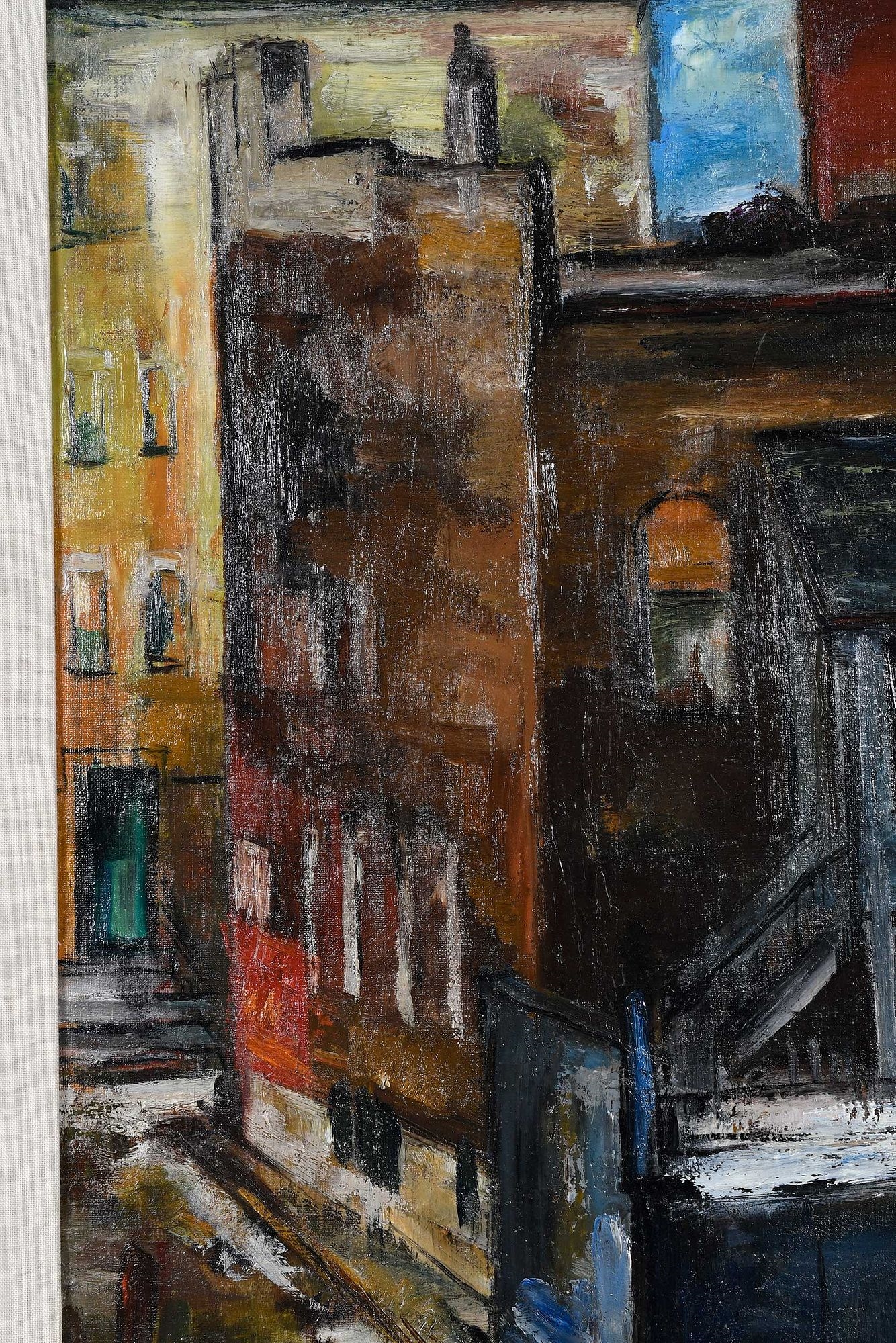 Artwork by Frank Perri, Melting Snow, Made of oil on canvas