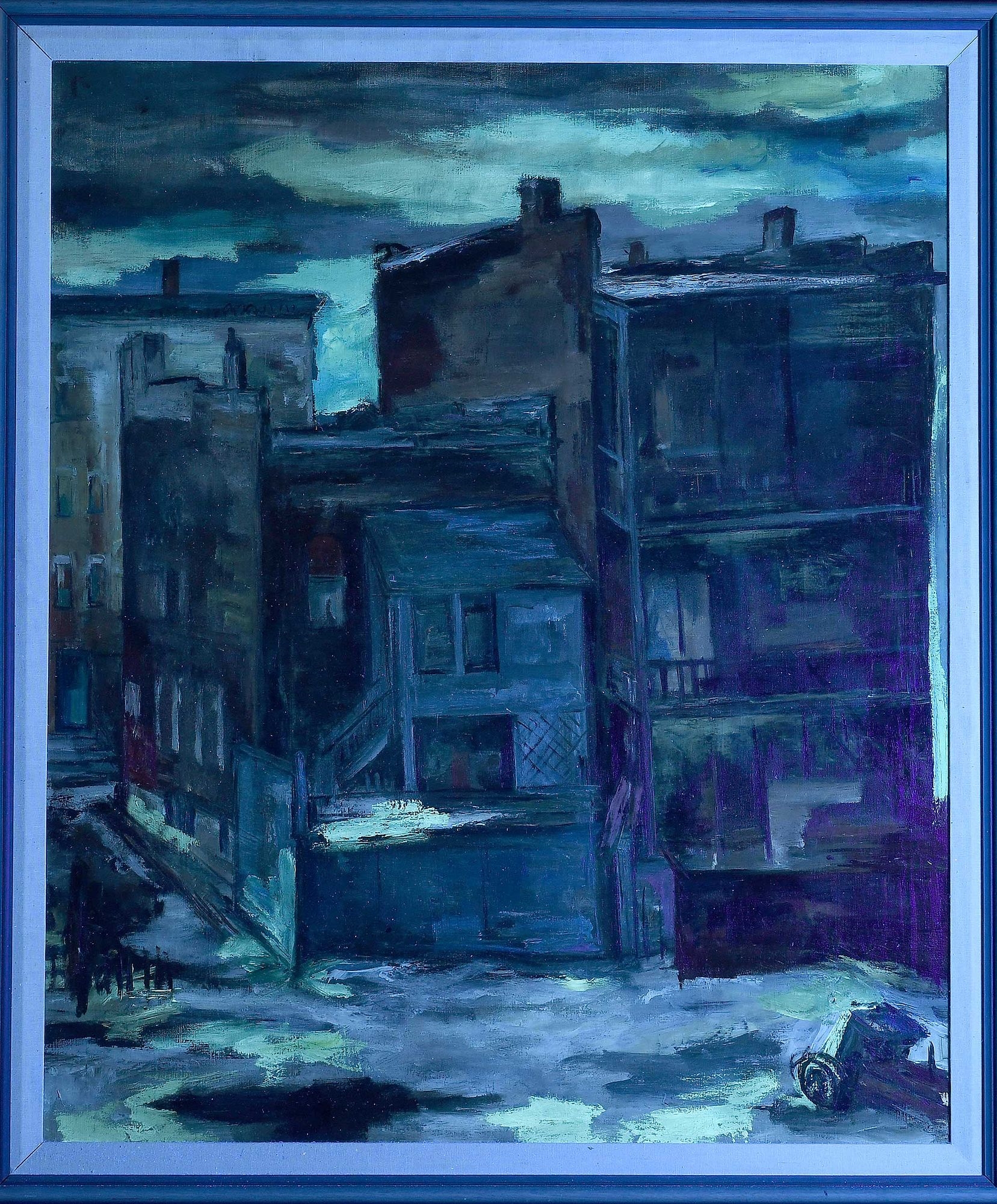 Artwork by Frank Perri, Melting Snow, Made of oil on canvas