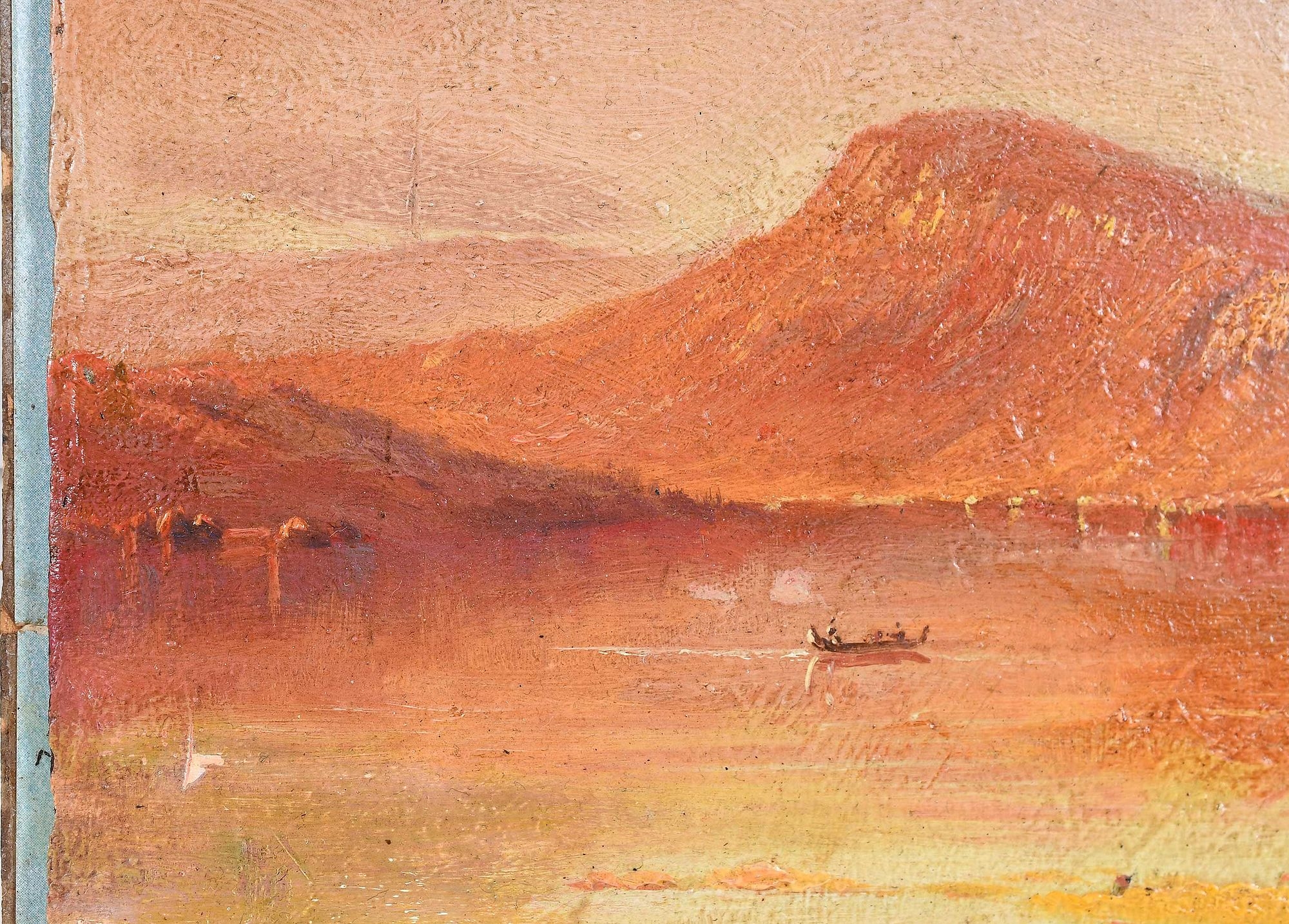 Artwork by Sanford Robinson Gifford, Wilderness Sketch, Made of oil on board